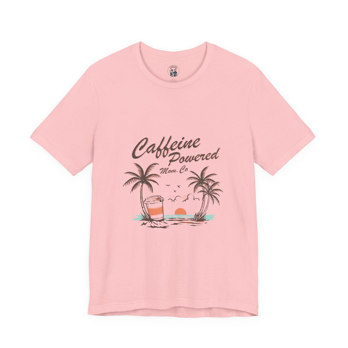 Caffeine Powered Mom Co. Graphic Tee (100% Cotton)