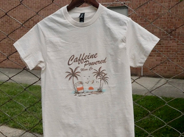 Caffeine Powered Mom Co. Graphic Tee (100% Cotton)