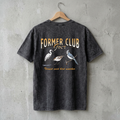 "Former Club Goer Turned Avid Birdwatcher" Vintage Washed Tee (100% Cotton)