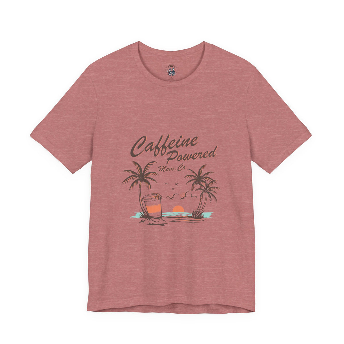 Caffeine Powered Mom Co. Graphic Tee (100% Cotton)