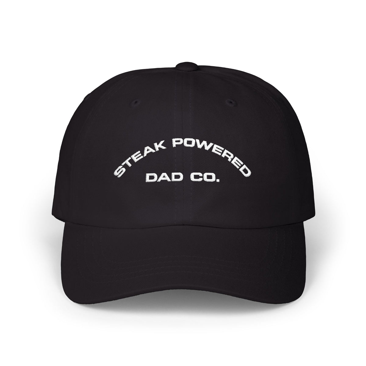 Steak Powered Dad Cap — Embroidered 'Steak Powered Dad Co.' Baseball Hat