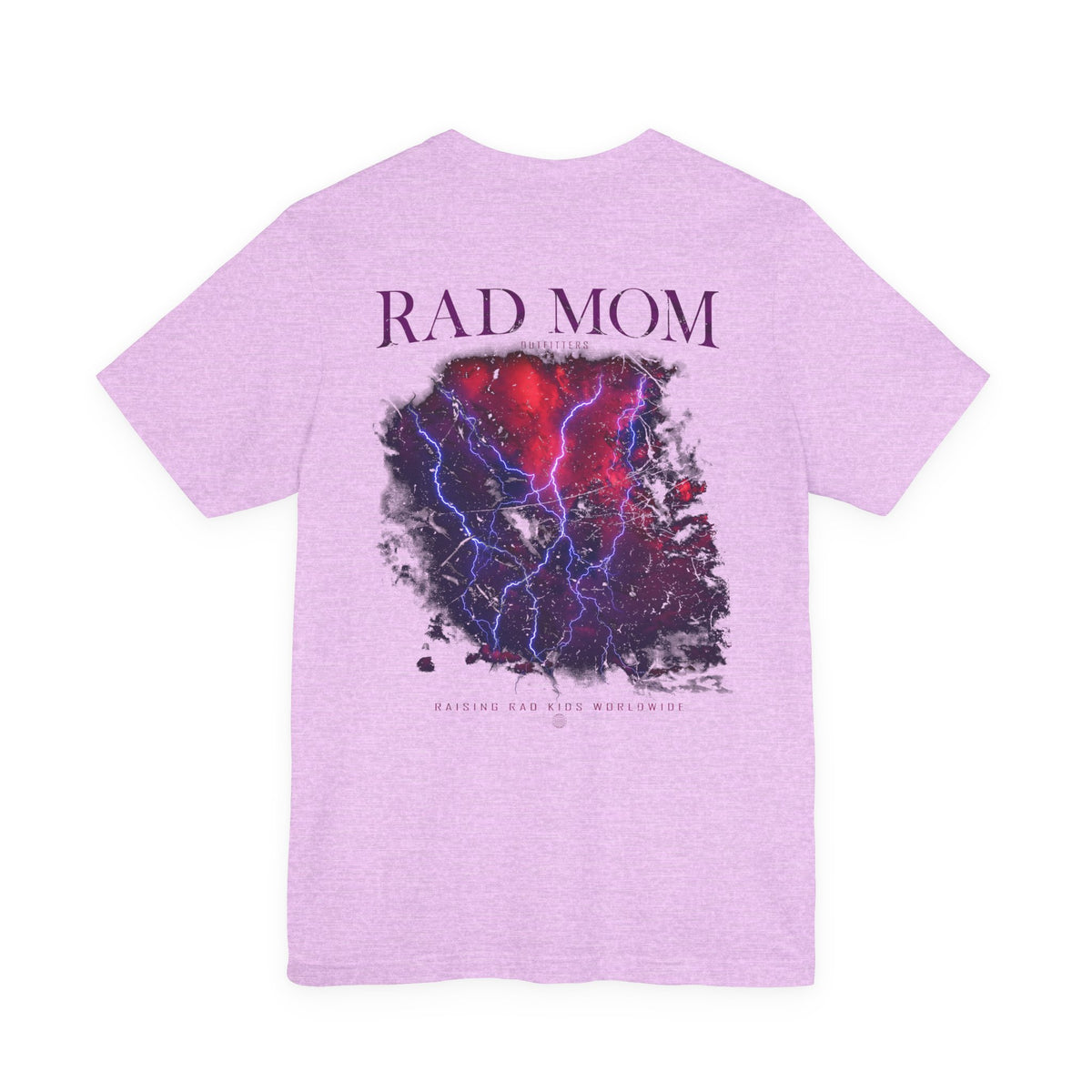 "Rad Mom Outfitters (Raising Rad Kids Worldwide)" Lightning Graphic Tee (100% Cotton)